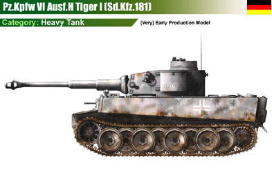 Germany Pz.Kpfw VI Ausf.H1 Tiger 1 (Sd.Kfz.181) (early)