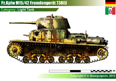 Germany Pz.Kpfw M15/42 Flemdengerat 738(i)