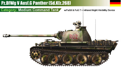 Germany Pz.BfWg V Ausf.G Panther (Sd.Kfz.268)