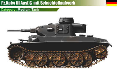 Germany Pz.Kpfw III Ausf.G w/Schachtellaufwerk