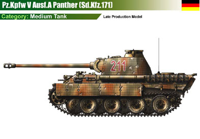 Germany Pz.Kpfw V Ausf.A Panther (late)-4