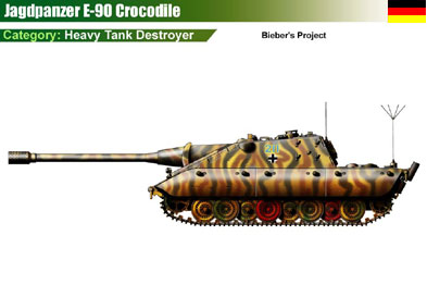 Germany Jagdpanzer E-90 Crocodile