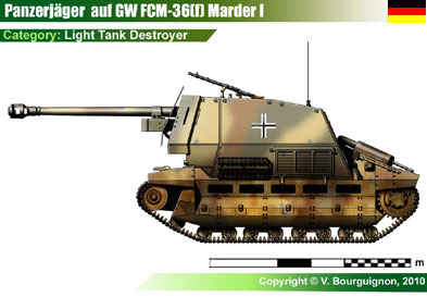 Germany Marder I auf GW FCM-36(f)