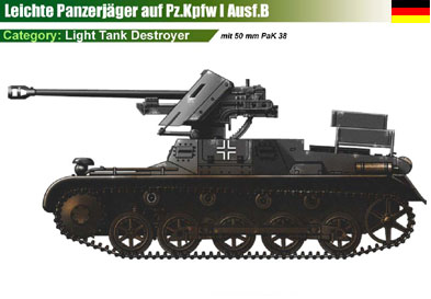Germany Pz.Kpfw I Ausf.B w/50mm PaK 38