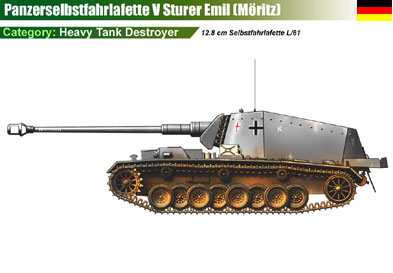 Germany Panzerselbstfahrlafette V Sturer Emil (Moritz)