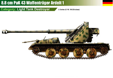 Germany Waffentrager Ardelt I w/88 PaK 43