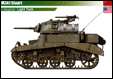 USSR World War 2 M3A1 Stuart (USA) printed gifts, mugs, mousemat, coasters, phone & tablet covers