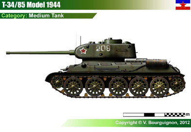 Yugoslavia T-34/85
